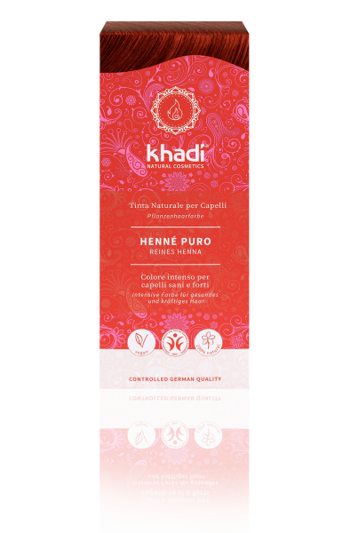 Khadi – Tinta naturale per capelli – Hennè puro